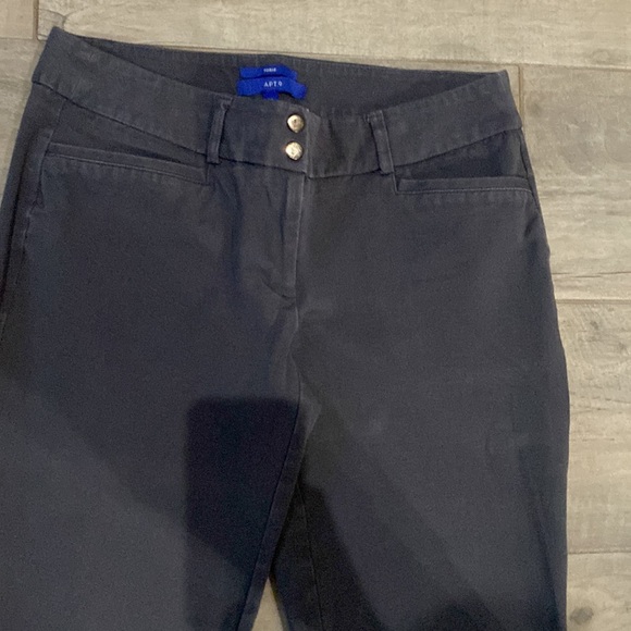 Apt 9 women’s Gray size 10 ankle pants - Picture 2 of 4